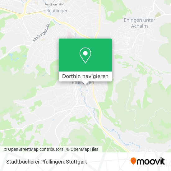 Stadtbücherei Pfullingen Karte