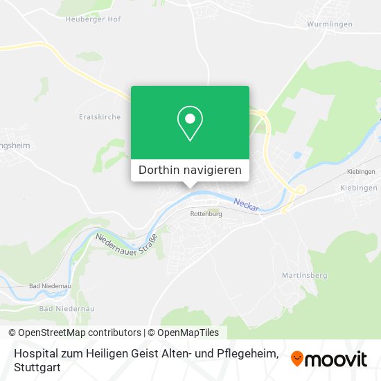 Hospital zum Heiligen Geist Alten- und Pflegeheim Karte