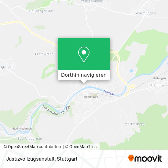 Justizvollzugsanstalt Karte