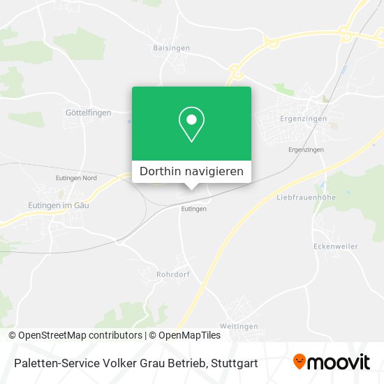 Paletten-Service Volker Grau Betrieb Karte