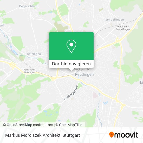 Markus Morciszek Architekt Karte