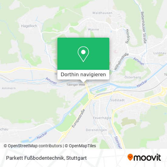 Parkett Fußbodentechnik Karte