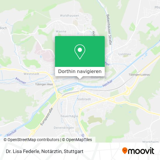 Dr. Lisa Federle, Notärztin Karte