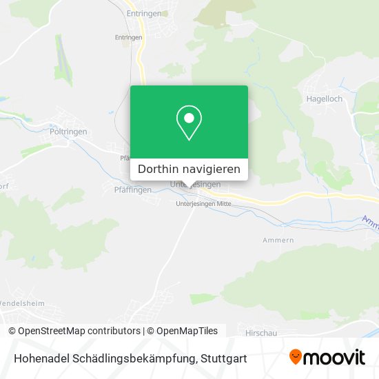 Hohenadel Schädlingsbekämpfung Karte