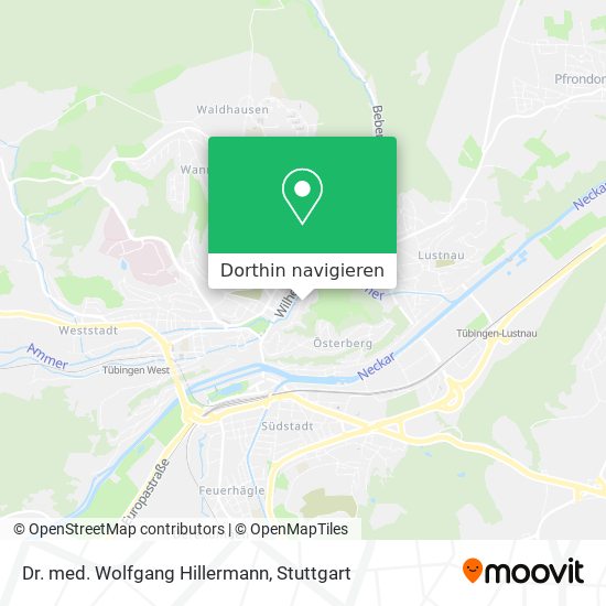 Dr. med. Wolfgang Hillermann Karte