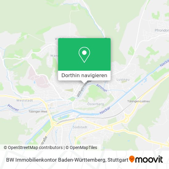 BW Immobilienkontor Baden-Württemberg Karte