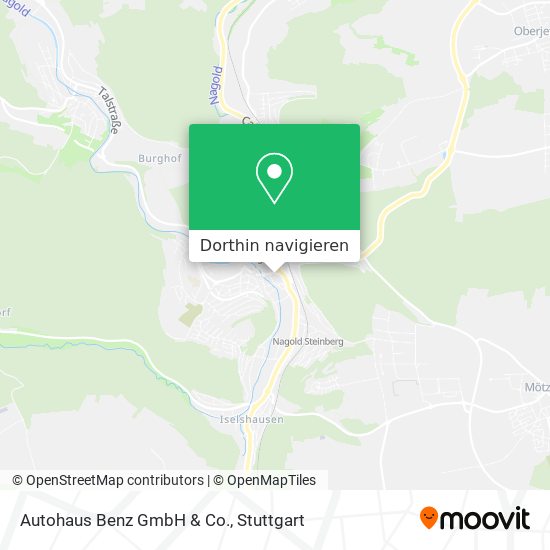 Autohaus Benz GmbH & Co. Karte