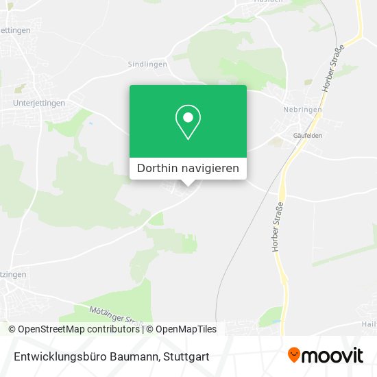 Entwicklungsbüro Baumann Karte