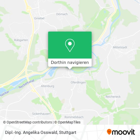 Dipl.-Ing. Angelika Osswald Karte