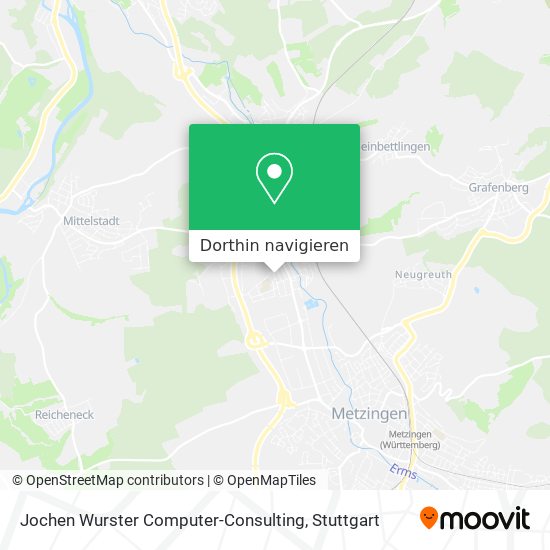 Jochen Wurster Computer-Consulting Karte