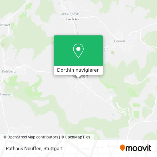 Rathaus Neuffen Karte