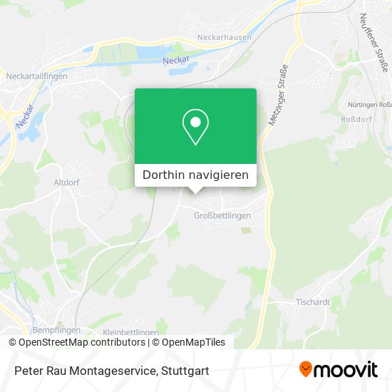 Peter Rau Montageservice Karte