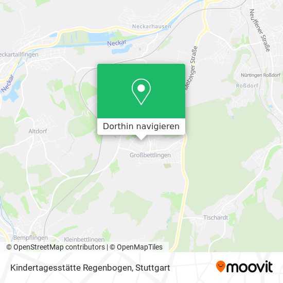 Kindertagesstätte Regenbogen Karte
