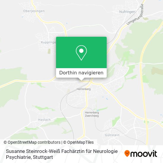 Susanne Steinrock-Weiß Fachärztin für Neurologie Psychiatrie Karte