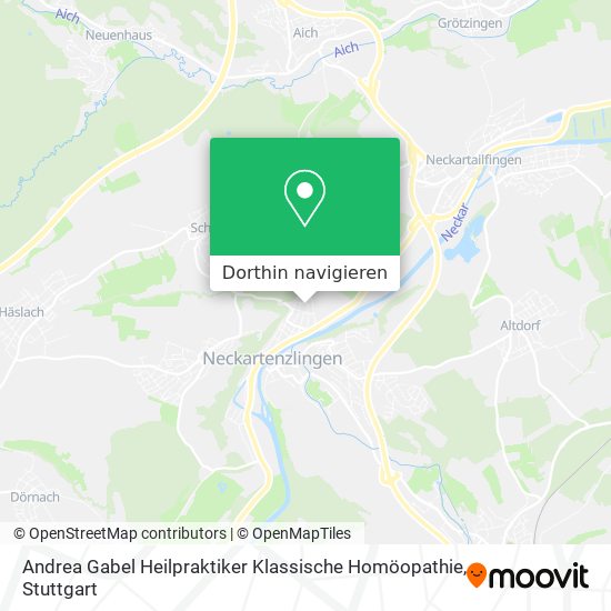 Andrea Gabel Heilpraktiker Klassische Homöopathie Karte