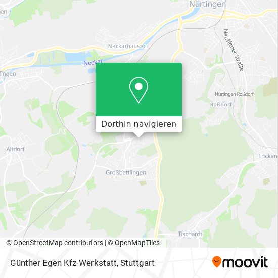 Günther Egen Kfz-Werkstatt Karte