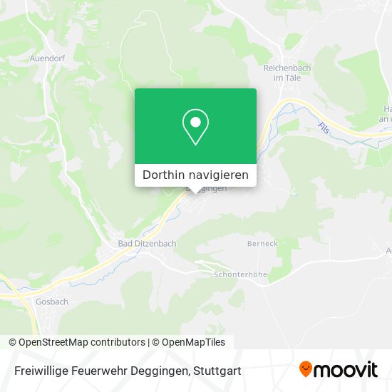 Freiwillige Feuerwehr Deggingen Karte