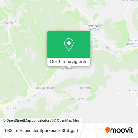 LBS im Hause der Sparkasse Karte