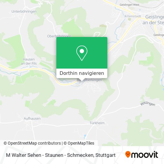 M Walter Sehen - Staunen - Schmecken Karte