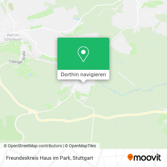 Freundeskreis Haus im Park Karte