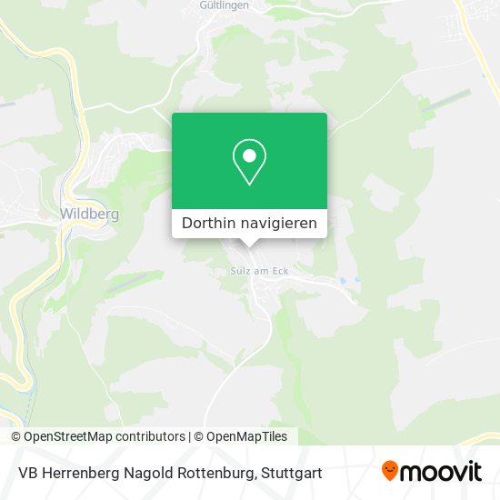 VB Herrenberg Nagold Rottenburg Karte