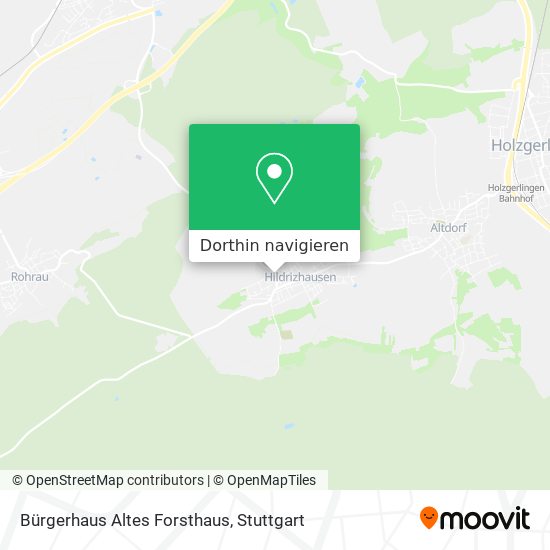 Bürgerhaus Altes Forsthaus Karte