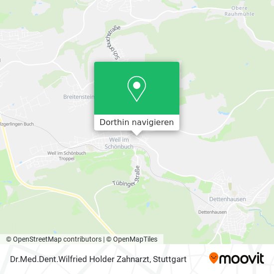 Dr.Med.Dent.Wilfried Holder Zahnarzt Karte