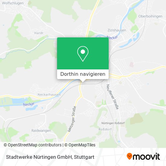 Stadtwerke Nürtingen GmbH Karte
