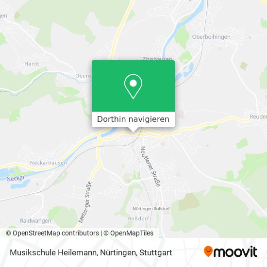 Musikschule Heilemann, Nürtingen Karte