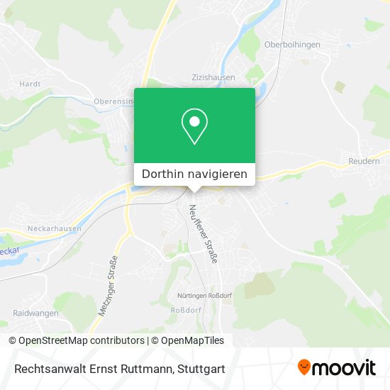 Rechtsanwalt Ernst Ruttmann Karte