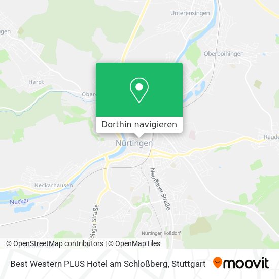 Best Western PLUS Hotel am Schloßberg Karte