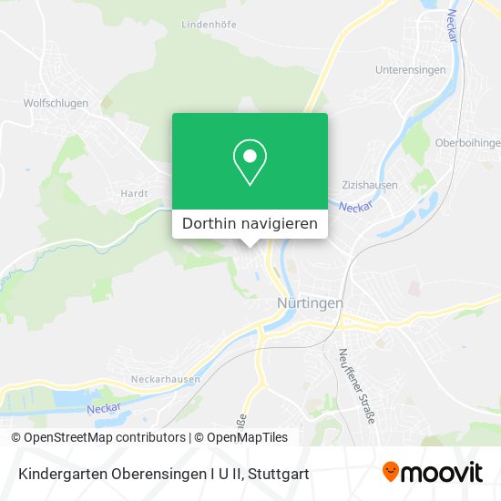 Kindergarten Oberensingen I U II Karte