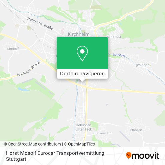 Horst Mosolf Eurocar Transportvermittlung Karte