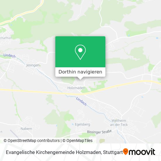 Evangelische Kirchengemeinde Holzmaden Karte