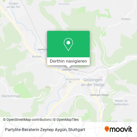 Partylite-Beraterin Zeynep Aygün Karte