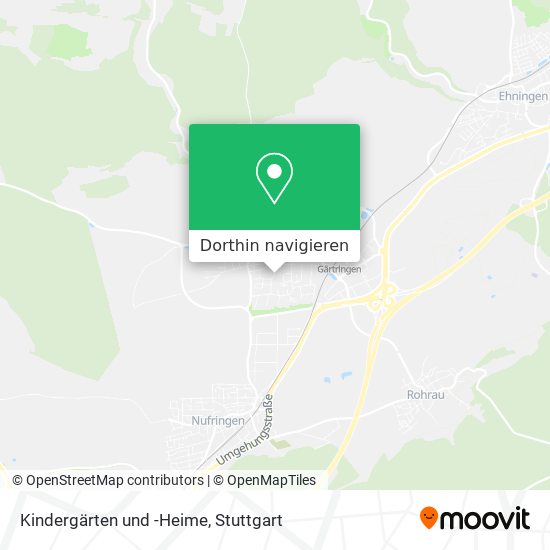 Kindergärten und -Heime Karte
