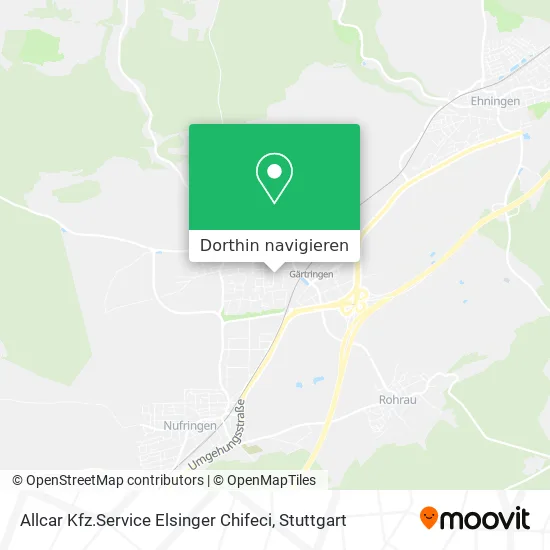 Allcar Kfz.Service Elsinger Chifeci Karte