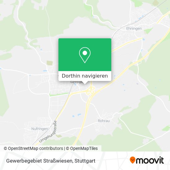 Gewerbegebiet Straßwiesen Karte