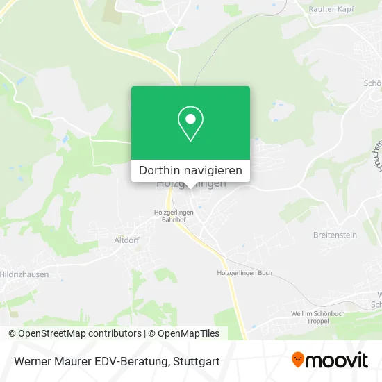Werner Maurer EDV-Beratung Karte