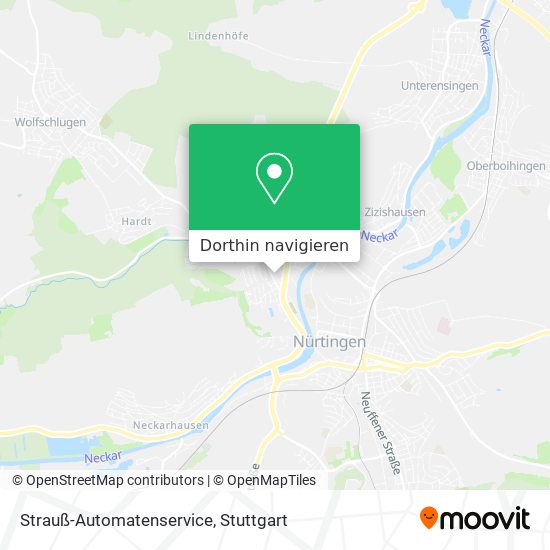 Strauß-Automatenservice Karte