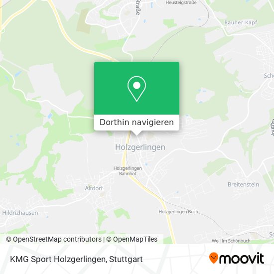 KMG Sport Holzgerlingen Karte