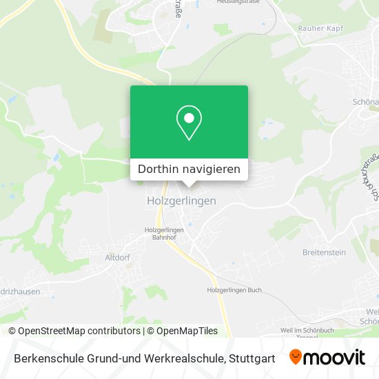 Berkenschule Grund-und Werkrealschule Karte