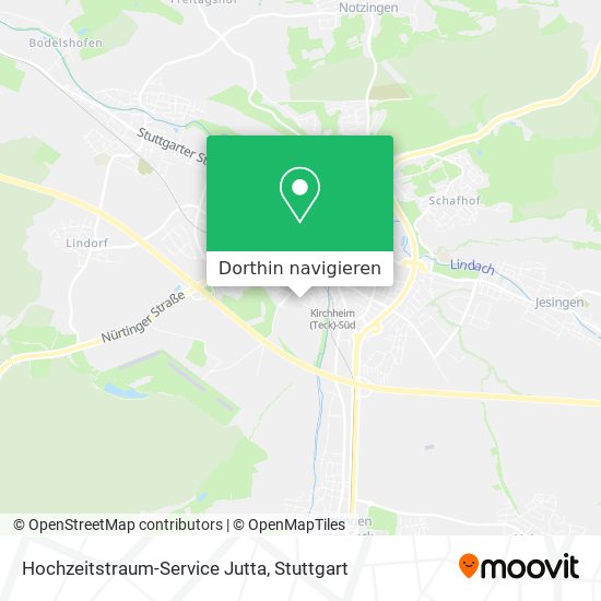 Hochzeitstraum-Service Jutta Karte