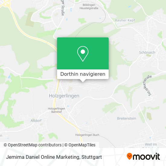 Jemima Daniel Online Marketing Karte