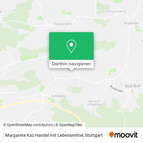 Margarete Kaz Handel mit Lebensmittel Karte
