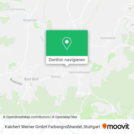 Kalchert Werner GmbH Farbengroßhandel Karte