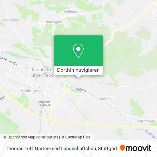 Thomas Lutz Garten- und Landschaftsbau Karte