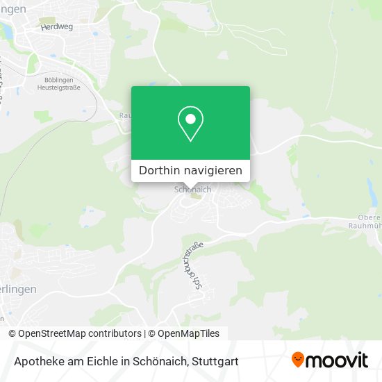 Apotheke am Eichle in Schönaich Karte