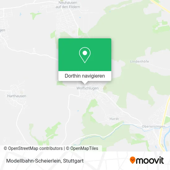 Modellbahn-Scheierlein Karte