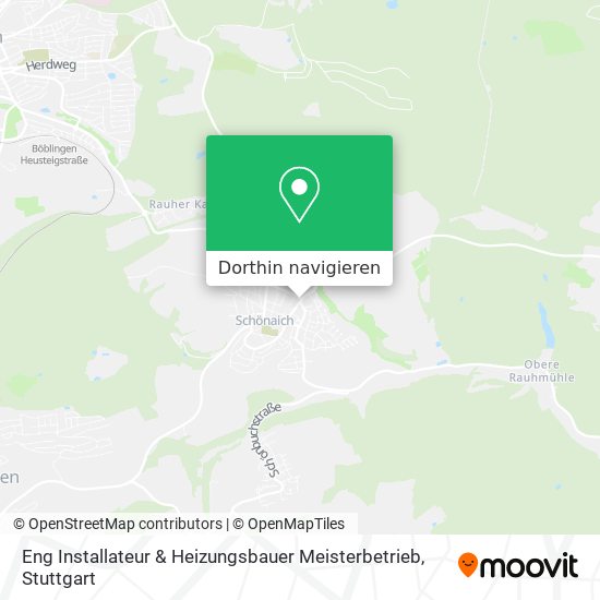 Eng Installateur & Heizungsbauer Meisterbetrieb Karte